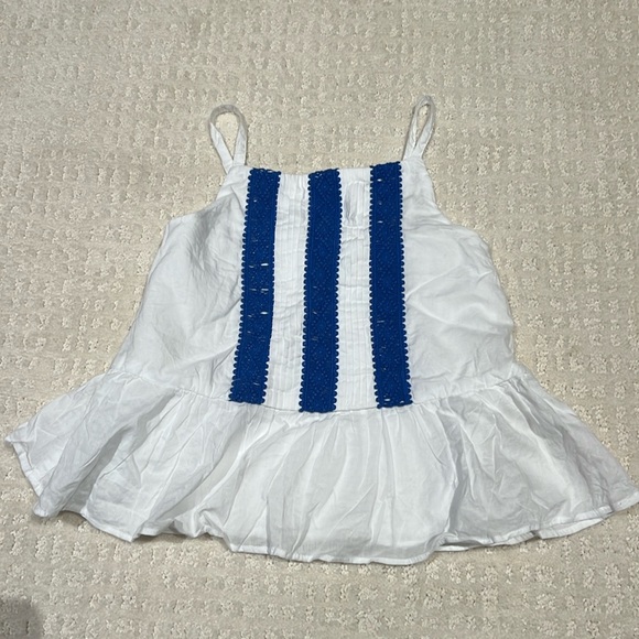 Janie and Jack Other - Janie and Jack 4T toddler girls peplum white tank top